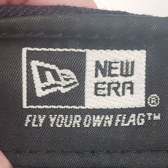 New Era MLB Atlanta Braves Fitted Baseball Tomahawk Hat Cap 7 3/8 Wool Navy Red - Picture 10 of 13